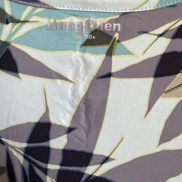 Hang Ten Stretch Long Sleeve Shirt Side Zip Pocket Size Medium - Picture 8 of 8